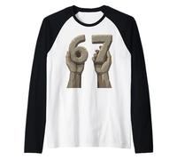 Alpha Generation 6 7 Stone Hands Future Mindset Design Raglan Baseball Tee