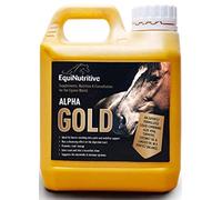 Alpha Gold by EquiNutritive - Tumeric and Linseed Oil Joint Care Supplement for Horses. 100% Natural Equine Support Supplements for Hips, Joints & Mobility. Easy-to-Feed, Ready-to-Use Liquid (5L)