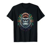 Alpha Gorilla Jungle King Tribal Face Totem T-Shirt