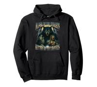 Alpha In The Streets Kitten In The Sheets Funny Wolf Meme Pullover Hoodie