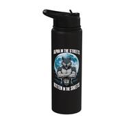 Alpha in The Streets Kitten in The Sheets Stainless Steel Insulated Water Bottle