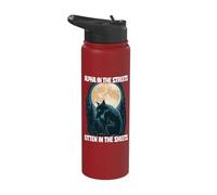 Alpha in The Streets Kitten in The Sheets Stainless Steel Insulated Water Bottle