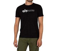 Alpha Industries Label 2 Pack Short Sleeve T-shirt Black XL Man