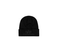 Alpha Industries 3D Beanie Headwear for Men Size onesize - black