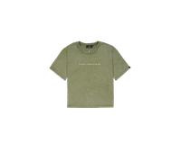 Alpha Industries Acid Logo T-Shirt for Men Size S - moss green
