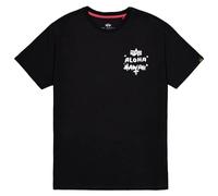 Alpha Industries Aloha Back Print T-Shirt - Black