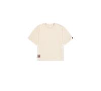 Alpha Industries Aloha Flower Back Print T-Shirt for Men Size L - vintage white