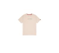 Alpha Industries Alpha Backprint Puff T-Shirt for Men Size XL - organic beige