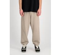 Alpha Industries Alpha Essentials Rubber Logo Jogger Jogger pants for Men Size L - vintage sand