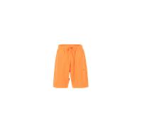Alpha Industries Alpha Essentials Rubber Logo Short Shorts for Men Size 3XL - tangerine