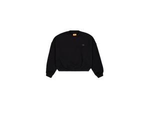 Alpha Industries Alpha Essentials Rubber Logo Sweatshirt Women for Women Size 3XL - black