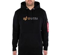 Alpha Industries Alpha Hooded Sweat for Men Black