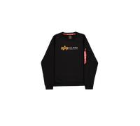 Alpha Industries Alpha Label Sweatshirt for Men Size XL - black