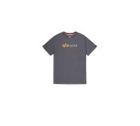 Alpha Industries Alpha Label T-Shirt for Men Size L - greyblack