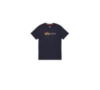 Alpha Industries Alpha Label T-Shirt for Men Size S - rep.blue