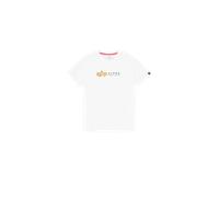 Alpha Industries Alpha Label T-Shirt for Men Size S - white