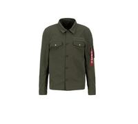 Alpha Industries Alpha Overshirt Jackets for Men Size M - dark olive