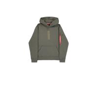 Alpha Industries Alpha Puff Print Hoodie - Dark Olive