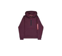 Alpha Industries Alpha Puff Print Hoodie for Men Size M - dark cherry