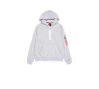 Alpha Industries Alpha Puff Print Hoodie for Men Size M - pastel grey