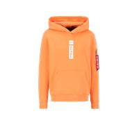 Alpha Industries Alpha Puff Print Hoodie for Men Size XS - tangerine