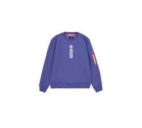 Alpha Industries Alpha Puff Print Sweatshirt for Men Size L - night purple