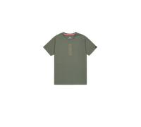 Alpha Industries Alpha Puff Print T-Shirt for Men Size S - dark olive
