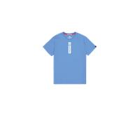 Alpha Industries Alpha Puff Print T-Shirt for Men Size S - mediteranian blue
