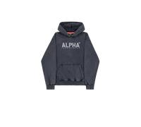 Alpha Industries Alpha Stencil Hoodie for Men Size 2XL - ultra navy