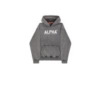 Alpha Industries Alpha Stencil Hoodie for Men Size 3XL - black