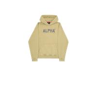 Alpha Industries Alpha Stencil Hoodie for Men Size S - light olive