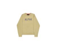 Alpha Industries Alpha Stencil Sweatshirt for Men Size 2XL - light olive