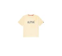 Alpha Industries Alpha Stencil T-Shirt for Men Size 2XL - vintage white