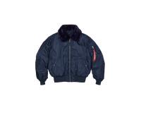 Alpha Industries ALPHA x MASTERMIND REVERSIBLE FAUX MOUTON B-15 Bomber Jacket Bomber Jackets for Men Size L - navy