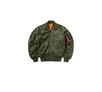 Alpha Industries ALPHA X NO PROBLEMO NO WAR MA-1 Size XL - sage-green