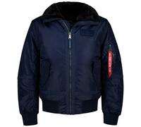 Alpha Industries B-15 III TT Bomber Jacket Bomber Jackets for Men Size 2XL - ultra navy