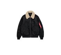 Alpha Industries B-15 MOD Reversible Bomber Jacket Bomber Jackets for Men Size XL - black