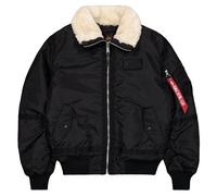 Alpha Industries B-15 III TT Bomber Jacket Bomber Jackets for Men Size L - black/beige