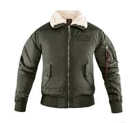 Alpha Industries B-15 III TT Two Tone Bomber Jacket Bomber Jackets for Men Size 3XL - black olive