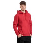 Sweat hooded Alpha Industries Back Print Rouge S