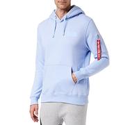 Alpha Industries Back Print Hoodie for Men Light Blue