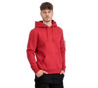 Alpha Industries Back Print Hoodie Red M Men
