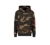 Alpha Industries Backprint Camo Hoodie for Men Size L - wdl camo 65