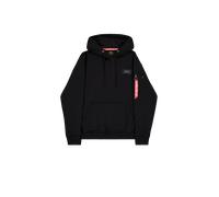Alpha Industries Backprint Hoodie for Men Size 2XL - black