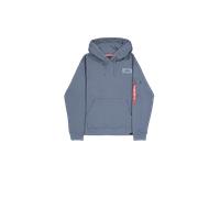 Alpha Industries Backprint Hoodie for Men Size 2XL - denim blue