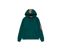 Alpha Industries Backprint Hoodie for Men Size 2XL - Force Green