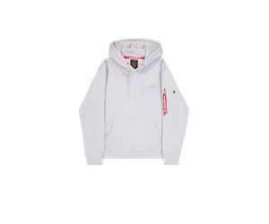 Alpha Industries Backprint Hoodie for Men Size 3XL - pastel grey