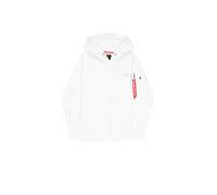 Alpha Industries Backprint Hoodie for Men Size M - white