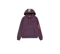 Alpha Industries Backprint Hoodie for Men Size XL - Plum