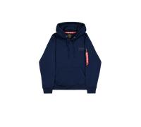 Alpha Industries Backprint Hoodie for Men Size XS - ultra navy
